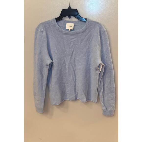 Reformation Cashmere Boyfriend Sweater - Bayou Blue - M - Picture 2 of 5
